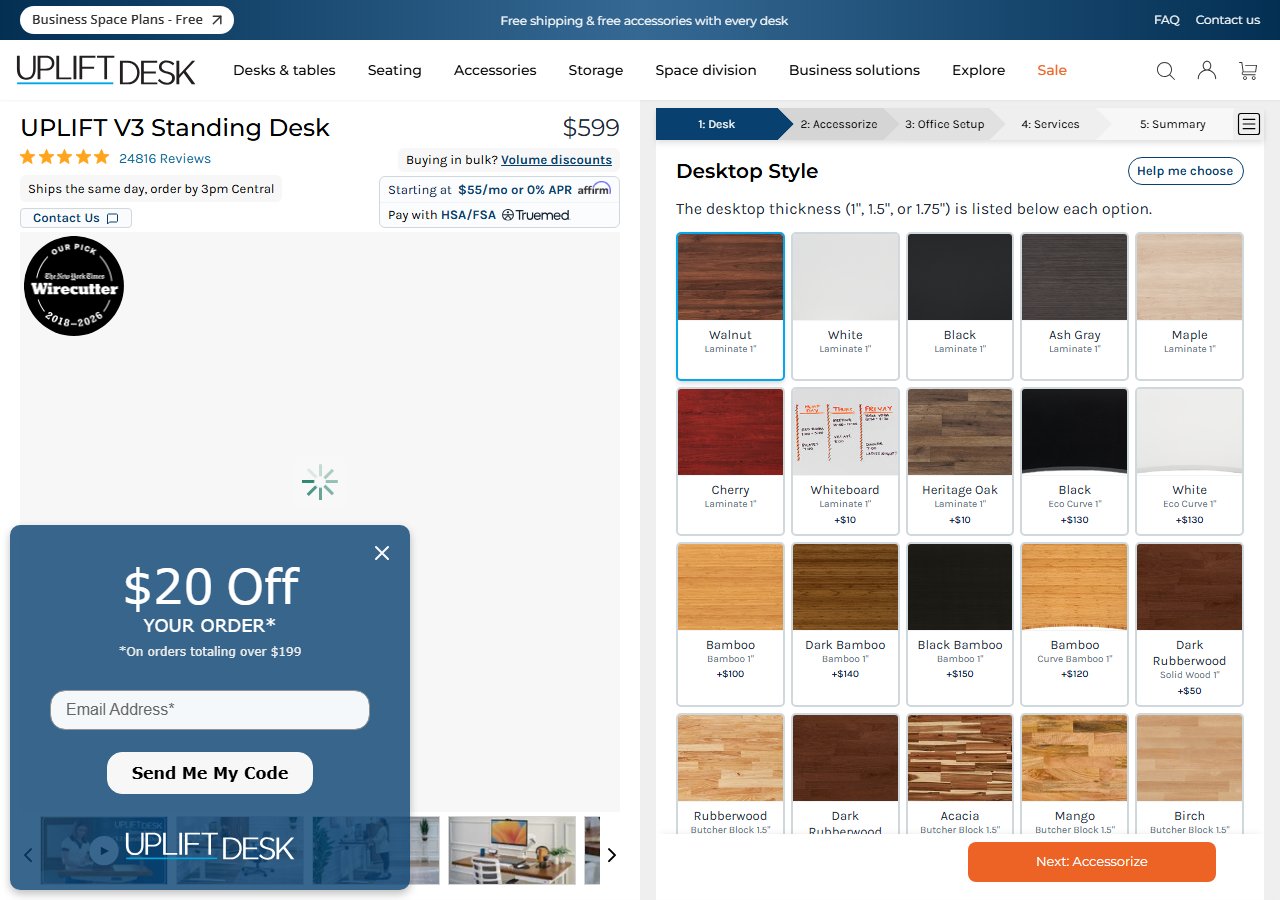 UPLIFT V2 Standing Desk
